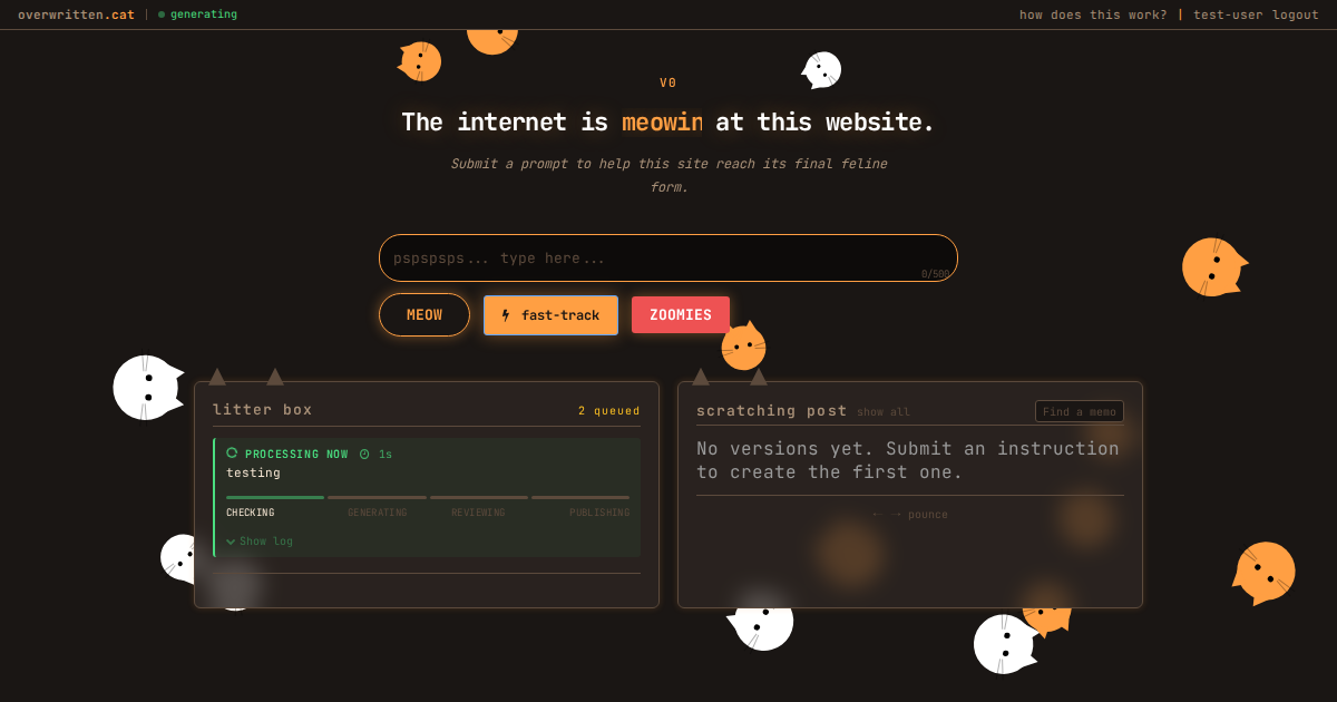 overwritten.site image